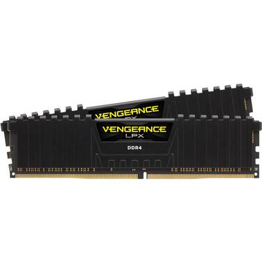 32GB DDR4 Corsair CMK32GX4M2A2666C16 (2x16G) 2666MHz Vengeance LPX BLACK RAM