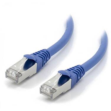 50cm ALOGIC Blue 10G Shielded CAT6A LSZH Network Cable