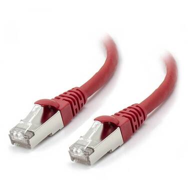 ALOGIC 2m Red 10GbE Shielded CAT6A LSZH Network Cable