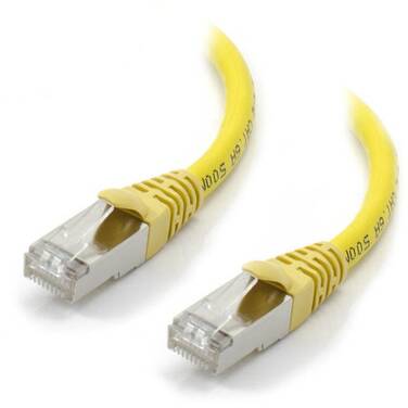 ALOGIC 1m Yellow 10G Shielded CAT6A LSZH Network Cable