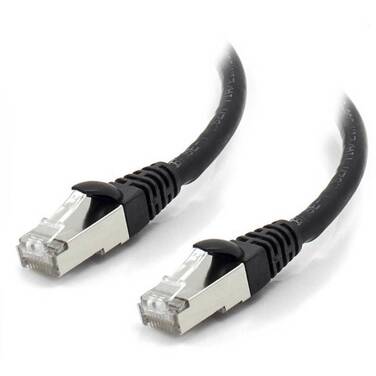 ALOGIC 10m Black 10G Shielded CAT6A LSZH Network Cable