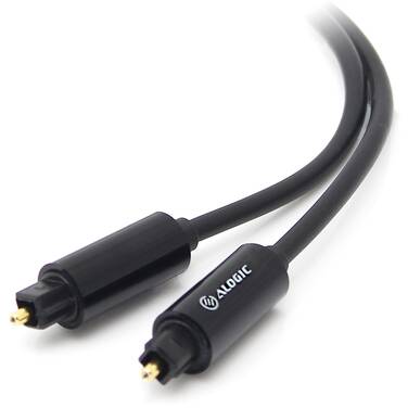 2 Metre ALOGIC Premium Fibre Toslink Digital Audio Cable Male to Male