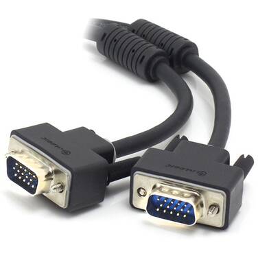 2 Metre ALOGIC VGA/SVGA Premium Shielded Monitor Cable With Filter Male to Male