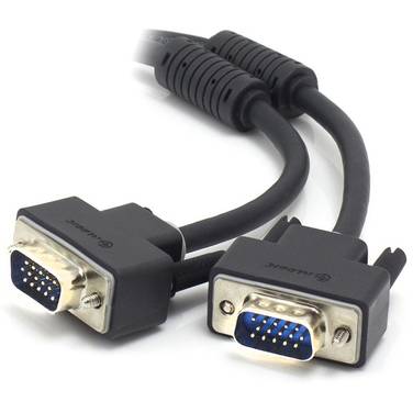 3 Metre ALOGIC VGA/SVGA Premium Shielded Monitor Cable With Filter Male to Male