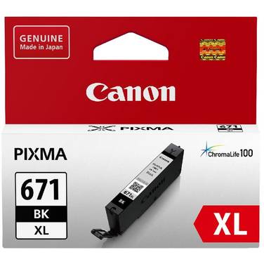 Canon CLI-671XLBK Hi-Yield Black Inkjet Cartridge