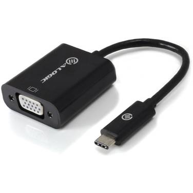 ALOGIC 10cm USB-C to VGA Adapter-Black