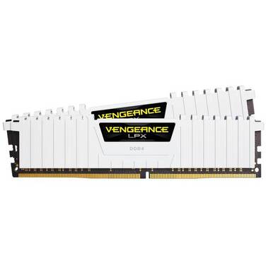 16GB DDR4 Corsair CMK16GX4M2B3200C16W (2x8G) 3200MHz Vengeance LPX WHITE RAM