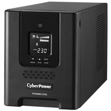 3000VA CyberPower PRO Series Tower UPS with LCD PN PR3000ELCDSL