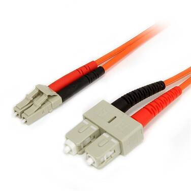 StarTech Fiber Optic Cable - Multimode Duplex 62.5/125 - LSZH - LC/SC - 5 m