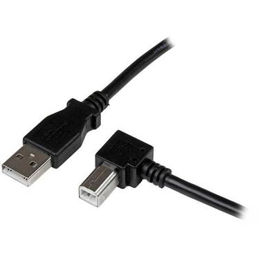 1 Metre StarTech USB 2.0 A to Right Angle B Cable - M/M