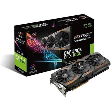 ASUS GTX1060 6GB STRIX PCIe Video Card PN STRIX-GTX1060-6G-GAMING
