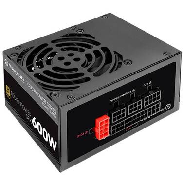 600 Watt SFX Thermaltake TP 80+ Gold Power Supply PN PS-STP-0600FPCGAU-G Tough Power