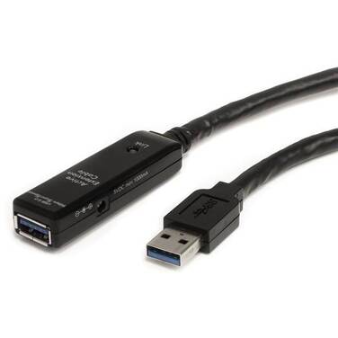 5 Metre StarTech USB 3.0 Active Extension Cable - M/F