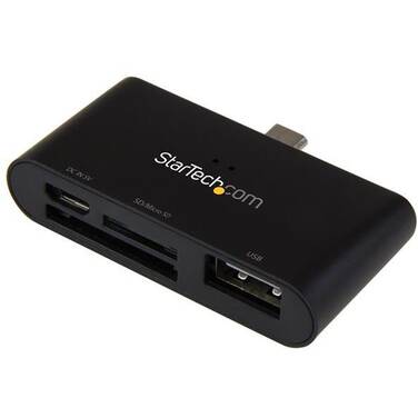 StarTech On-the-Go USB Card Reader for Mobile Devices - Supports SD & Micro SD Cards