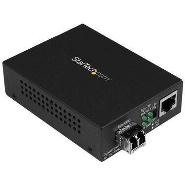 StarTech Gigabit Ethernet Fiber Media Converter - Compact - 850nm MM LC - 550m