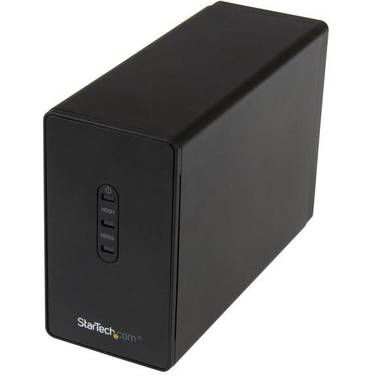 StarTech Dual-Bay 2.5in Hard Drive Enclosure - USB 3.0 to SATA III 6Gbps with RAID