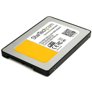 StarTech M.2 SSD to 2.5in SATA III Adapter NGFF Solid State Drive Converter with Protective Housing