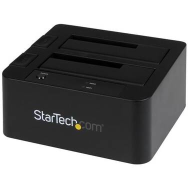 StarTech USB 3.0 / eSATA Dual Hard Drive Docking Station with UASP for 2.5/3.5in SATA SSD / HDD SATA 6 Gbps