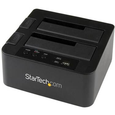 StarTech eSATA / USB 3.0 Hard Drive Duplicator Dock Standalone HDD Cloner with SATA 6Gbps for fast-speed duplication
