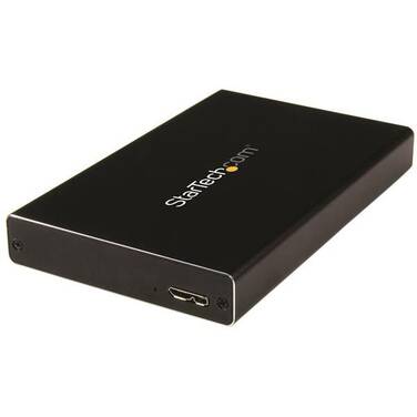 StarTech USB 3.0 Universal 2.5in SATA III or IDE Hard Drive Enclosure with UASP - Portable External SSD / HDD