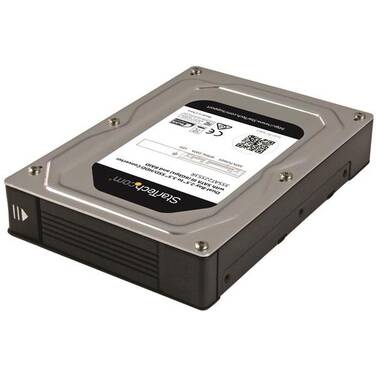 StarTech Dual-Bay 2.5 to 3.5 SATA Hard Drive Adapter Enclosure with RAID