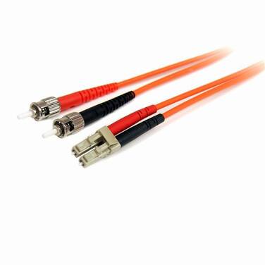 StarTech Fiber Optic Cable - Multimode Duplex 62.5/125 - LSZH - LC/ST - 3 m