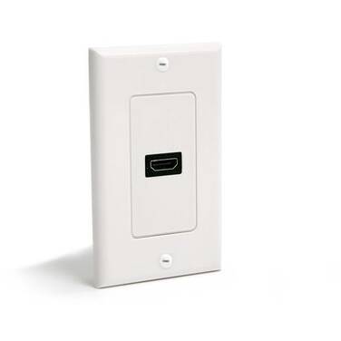StarTech Single Outlet Female HDMI Wall Plate White
