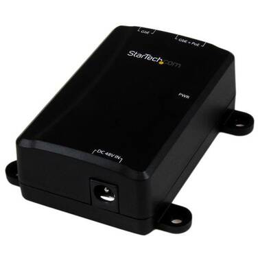 StarTech 1-Port Gigabit Midspan - PoE+ Injector - 802.3at and 802.3af