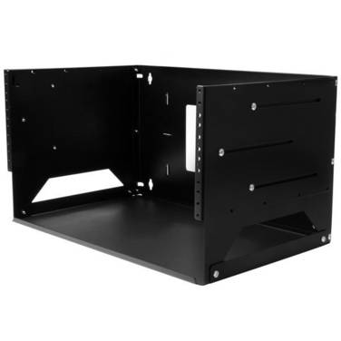 StarTech Wall-Mount Server Rack with Built-in Shelf - Solid Steel - 4U