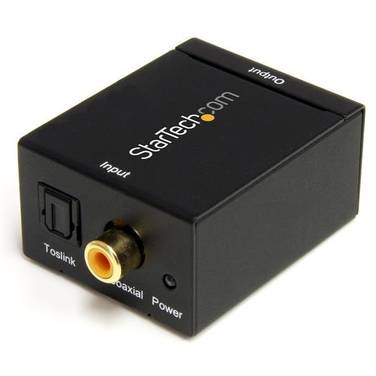 StarTech SPDIF Digital Coaxial or Toslink Optical to Stereo RCA Audio Converter