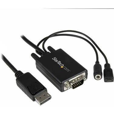 3 Metre StarTech DisplayPort to VGA Adapter Cable with Audio