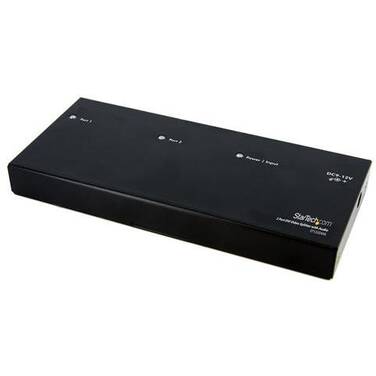 StarTech 2 Port DVI Video Splitter with Audio