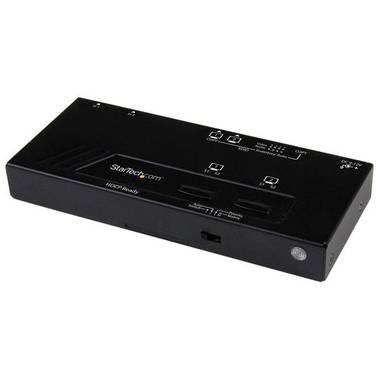 StarTech 2X2 HDMI Matrix Switch w/ Automatic and Priority Switching 1080p