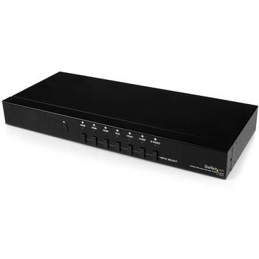 StarTech Multiple Video Input with Audio to HDMI Scaler Switcher - HDMI / VGA / Component