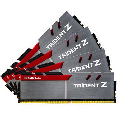 32GB DDR4 G.Skill F4-3200C16Q-32GTZB Trident Z (4x8G) 3200Mhz RAM