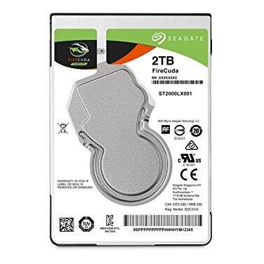 2TB Seagate 2.5 5400rpm SATA FireCuda HDD PN ST2000LX001