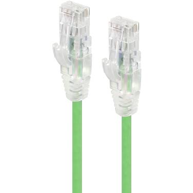1 Metre ALOGIC Green Ultra Slim Cat6 Network Cable UTP 28AWG - Series Alpha