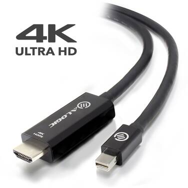2 Metre ALOGIC Elements ACTIVE Mini DisplayPort to HDMI Cable with 4K@60Hz Support - Male to Male