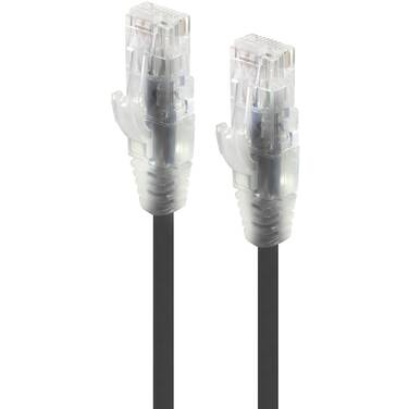 ALOGIC 0.50m Black Ultra Slim Cat6 Network Cable UTP 28AWG - Series Alpha