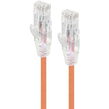 30cm ALOGIC Orange Ultra Slim Cat6 Network Cable UTP 28AWG - Series Alpha
