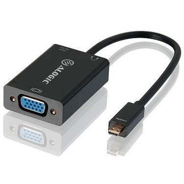 15cm ALOGIC Micro HDMI to VGA Adapter With 3.5mm Audio - Male to Female (Full HD -1920 X 1080)