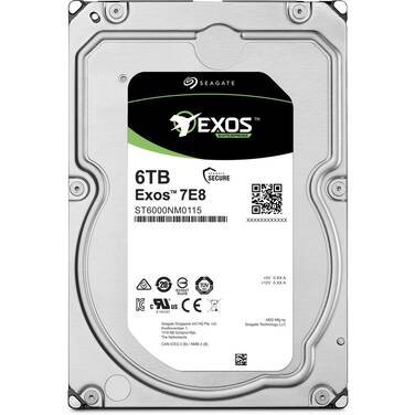6TB Seagate EXOS 7E8 3.5 7200rpm SATA 6Gb/s Enterprise HDD PN ST6000NM0115