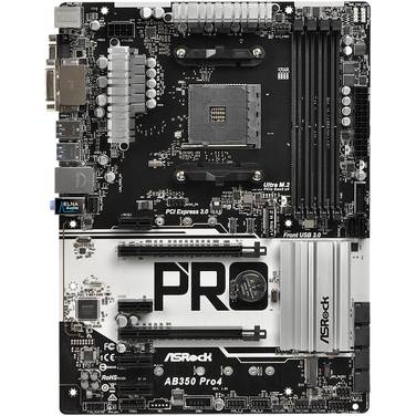 Asrock AM4 ATX AB350 PRO4 AM4 Motherboard