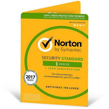 Symantec Norton Security Standard OEM Subscription for 1 PC PN 5397039339221