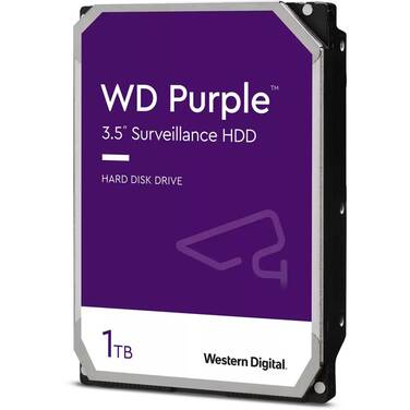 1TB WD 3.5 SATA 6Gb/s Purple SV HDD PN WD10PURZ