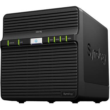 4 Bay Synology DS418J DiskStation Gigabit NAS Unit
