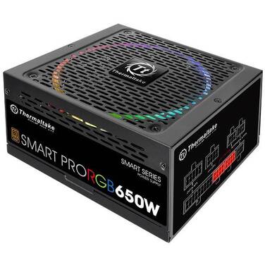 650 Watt Thermaltake Smart Pro RGB Bronze Power Supply PN PS-SPR-0650FPCBAU-R