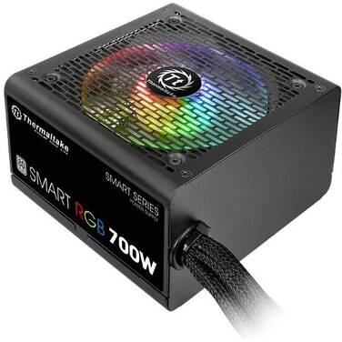 700 Watt Thermaltake Smart RGB White Power Supply PN PS-SPR-0700NHSAWA-1