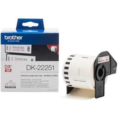 Brother DK-22251 White Continuous Paper Tape