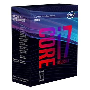 Intel S1151 Core i7 8700K 3.7GHz 6 Core CPU PN BX80684I78700K (No Heatsink Included), Limit 5 per customer